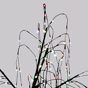 Tùy chỉnh nhân tạo 8ft màu sắc thay đổi LED DC Powered IP44 đánh giá khóc lóc cây liễu cho trong nhà/ngoài trời trang trí Giáng sinh - Product Image 5