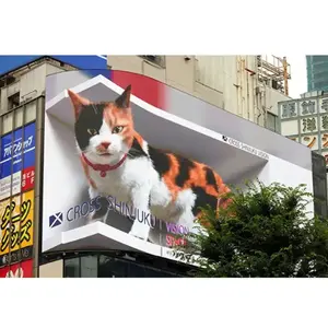 Full Color Hd Bril-Vrije 3d P5 Waterdichte Outdoor Grote Videomuur Digitale Reclame Led Display Billboard Scherm