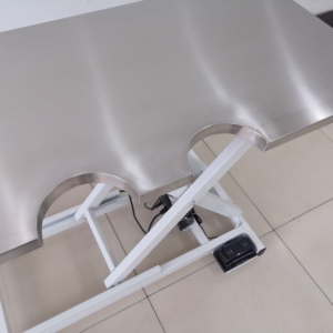 Mesa Veterinaria Eléctrica con Elevación Ultrasónica EUR VET, Control por Pedal, Patas Ajustables Antideslizantes, Tablero Estable <span class=keywords><strong>para</strong></span> Exámenes de Ultrasonido - Product Image 4