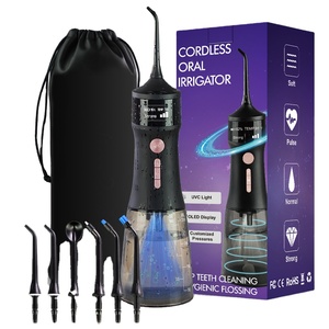 דגם יוקרתי חדש ופטנטי LP221 רב מכר בטיקטוק, מכשיר שטיפה חשמלי נייד לניקוי בין השיניים, עמיד למים בתקן IPX7, 5 מצבים, סוללה גדולה 1800mAh - Product Image 1