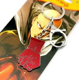 Joyería Periférica de Anime, Collar con Colgante de <span class=keywords><strong>One</strong></span> <span class=keywords><strong>Punch</strong></span> <span class=keywords><strong>Man</strong></span>, Llavero de Saitama - Product Image 2