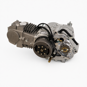 Conjunto de Motor Horizontal para Motocicleta <span class=keywords><strong>125cc</strong></span> com Cilindro de Alumínio, Partida a Pedal e Padrão de Engrenagens Internacional Durável - Product Image 3