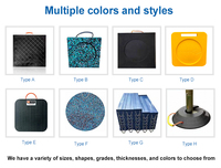 Offre Spéciale Chine Fabrication de qualité Mobile Hdpe Grue Outrigger Pads et Grue Pads Pompe à béton Uhmwpe Anti-UV Outrigger Pads