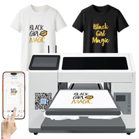 Nouvelle imprimante DTG A3 à plat intelligente avec Ethernet pour l'impression sur tissu coton et t-shirts, avec ordinateur