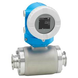 เครื่องวัดอัตราการไหลแบบสุขาภิบาล Endress Hauser Promag H 10 สำหรับนม เบียร์ เครื่องดื่ม สารเคมี  พร้อมสัญญาณเอาต์พุต 4-20ma ความแม่นยำสูง - Product Image 1