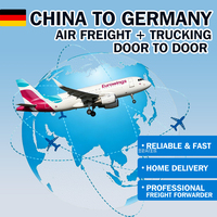 Transport aérien et terrestre de la Chine vers l'Allemagne, service DDP, distribution locale du dernier kilomètre, transitaire