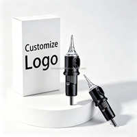 Aiguilles de cartouche de tatouage en acier inoxydable 316, stérilisées, pour sourcils et art corporel, vente en gros OEM professionnelle, directement de l'usine