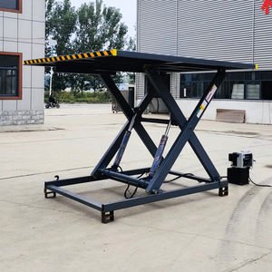 유압 가위 리프팅 플랫폼 1000kg 2000kg 3000kg 용량 전기 고정식 가위 리프트 테이블 - Product Image 5