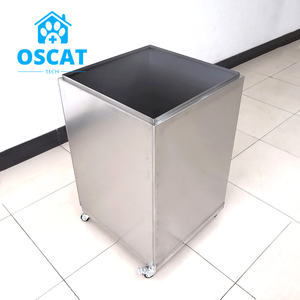 Contenedor de Residuos Veterinarios OSCAT ET-41, Acero Inoxidable 304 de Primera Calidad, Contenedor de Residuos Médicos Duradero, Instrumento Veterinario para Clínicas Veterinarias - Product Image 2