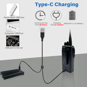 CY-810 420-470MHz Talkie-walkie analogique longue portée 5W avec contrôle VOX, 16 canaux, charge rapide Type-C, batterie 3000mAh, portée 5km, idéal pour le <span class=keywords><strong>sport</strong></span> - Product Image 3