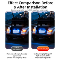 Feu décoratif LED œil de démon 12V pour moto, éclairage de plaque d'immatriculation pour véhicule électrique, feu arrière et feu d'avertissement transfrontalier