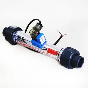 0,5 polegadas 6 polegadas ABS plástico tubo tipo medidor de fluxo de água tubulação linha fluxômetro com mais baixo limite alarme interruptor