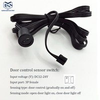 Interrupteur tactile à détecteur de mouvement intérieur 12-24V nouvellement conçu, amovible, pour le contrôle des portes et l'induction, pour armoires et portes de placards