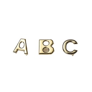 Clous décoratifs en fer à 26 lettres anglaises, rivets pour vêtements, sacs à dos, accessoires de bricolage, couleur or et argent, durables - Product Image 5