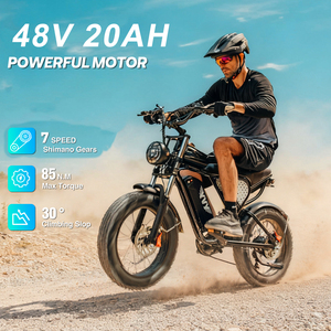 จักรยานไฟฟ้า EU US YVY Q20 รุ่นใหม่ 48V 20Ah ขนาด 20 นิ้ว ยางใหญ่ สำหรับปั่นบนภูเขาและทางวิบาก - Product Image 2