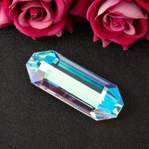 Lustre en verre <span class=keywords><strong>cristal</strong></span> poli AB avec <span class=keywords><strong>suspension</strong></span> à prisme en feuille sur le thème d'une belle fleur - Product Image 6