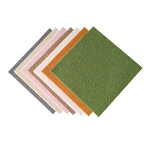 Dalles de moquette carrées auto-adhésives fabriquées à la machine, épaisseur 6mm-10mm, antidérapantes, imperméables, tapis de jeu pour sol en polyester, personnalisables - Product Image 4