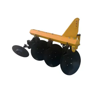 Hand walking portable manual tractor to plough the soil tube motor disc plough diesel machine