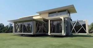 2 غرفة نوم فاخرة 40 قدم حاوية منزل قابلة للتمديد قابلة للتوسيع Casa الجاهزة للاستخدام في الفنادق في الهواء الطلق الشحن المجاني - Product Image 4