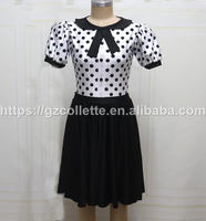 Costume de danse adulte scène Ballet Tutu robe enfants une pièce Performance sans manches paillettes Ballet justaucorps Tutu robe