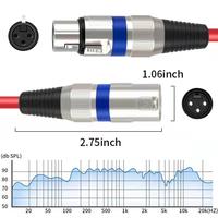 Câble XLR professionnel câble d'extension mâle à femelle 3PIN Microphone mélangeur Audio pour Microphone mélangeur DMX câble