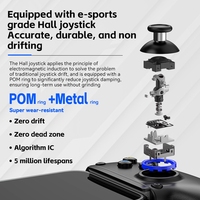 Control de Juego Inalámbrico Extensible para Teléfono Móvil y Tableta D10S, Joystick para Juegos, Compatible con Xbox/IOS/Android/Switch