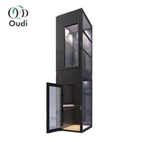 Modern Contemporary Residential Elevator Small Home Lift for In-House Passenger Use for Home Hotel Villa Outdoor Use