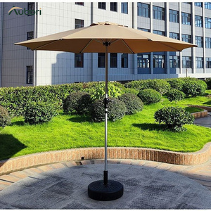 <span class=keywords><strong>Sombrilla</strong></span> de Jardín Doble Verde con Techo Ventilado y Poste de Aluminio para Grandes Espacios de Ocio en Parques - Product Image 3