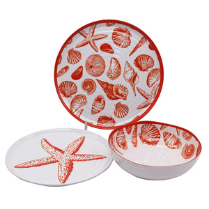 Assiette en mélamine personnalisée Pottery Barn pour la restauration en gros avec impression motif érable - Product Image 6