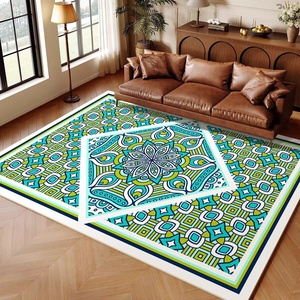 Alfombras de Área Impresas en 3D de Estilo Nórdico, Alfombras Suaves con Diseños Gráficos para Sala de Estar, Alfombras Ecológicas para Dormitorio - Product Image 1