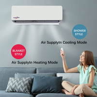 Airwens 220V 50Hz 9000BTU R32 Inverter Pendingin/Pemanas Listrik Operasi Senyap Desain Hemat Energi AC Split untuk Rumah Tangga