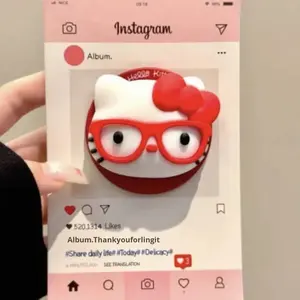 Bonita silicona 3D para Princess Compatible MagSafe soporte magnético fuerte adherencia retráctil <span class=keywords><strong>Airbag</strong></span> de escritorio - Product Image 6