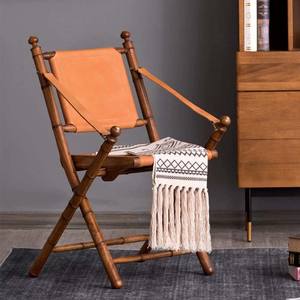 Luxe loisirs cuir patio <span class=keywords><strong>jardin</strong></span> vacances chaises longues Mobilier d'extérieur Camping Sun Lounge pliant bord de mer chaises de plage - Product Image 2