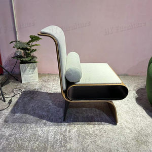 Sillón de Diseño Nórdico, Sillón Individual para Sala de Estar, Sillón Creativo de Tela con Forma Especial - Product Image 2