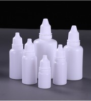 Botol ekstrusi farmasi Mini plastik 10Ml 20Ml 30Ml, botol tetes mata PE kemasan plastik