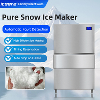 Machine à glaçons en forme de flocons de neige 220V, machine à glace comestible pour restaurants japonais et laboratoires