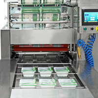 Machine d'emballage thermoformante haute vitesse avec unité de scellage de film en rouleau, économe en énergie, faible taux de défaillance pour bento, MOQ 1 ensemble