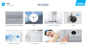 12L Per Day Quality Hot Sale R290 Smart Home <b>Dehumidifier</b> Air Clean WIFI 12L Per Day Home <b>Dehumidifier</b> - Product Image 6