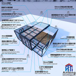 Maison modulaire détachable prête à vivre Casas Armable Made Homes Portable Autre Préfabriqué Container <span class=keywords><strong>Van</strong></span> House - Product Image 5