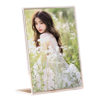 Présentoir de photos de Table en acrylique magnétique Transparent A4 A5 A6 porte-carte de Photo de bureau