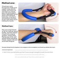 Equipo de Ejercicio para Brazos en Casa, Fortalecedor de Muñecas Ajustable de ABS, Entrenador de Agarre, Entrenador de Antebrazos para Entrenamiento de Fuerza de Brazos para Hombres