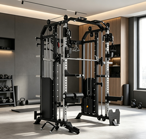 Station de fitness multifonction tout-en-un pour la maison : Rack de squat, machine Smith, équipement d'entraînement pour les épaules, la poitrine et les jambes MH - Product Image 4