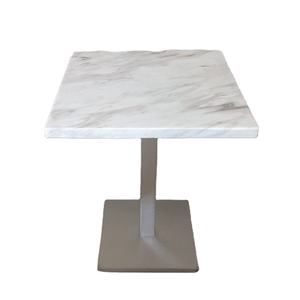 <span class=keywords><strong>Table</strong></span> à manger <span class=keywords><strong>rectangulaire</strong></span> moderne en marbre avec pieds en métal pour café, restaurant de nouilles, hôtel, salon de thé - Meuble de salle à manger 4 places - Product Image 1