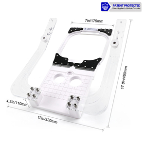 Soporte para bastidor de bordado magnético de 5.1 o 6.9 pulgadas (no se puede usar por separado <span class=keywords><strong>si</strong></span> no tiene la Estación Principal MaggieFrame) - Product Image 1