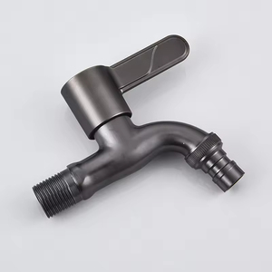 <span class=keywords><strong>Robinet</strong></span> mural en acier inoxydable 304, finition bronze, à ouverture rapide, pour jardin extérieur et machine à laver - Product Image 2