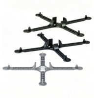 Pièces moulées sous pression en alliage de magnésium de haute précision sur mesure, support de fixation anti-vibration OEM, fonderie avec service d'échantillonnage par dessin
