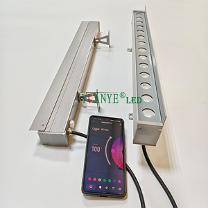 เครื่องล้างผนังแบบ YY-XQ4068พร้อมที่ป้องกันไฟ <span class=keywords><strong>LED</strong></span> และกระบังหน้าเข้ากันได้กับ DMX512 Tuya Dali สำหรับไฟกลางแจ้ง - Product Image 2