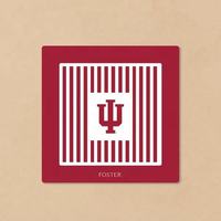 Précommande : Jeu de Mahjong en Acrylique Double Couche Indiana University Hoosiers – Souvenir Universitaire pour Anciens Étudiants