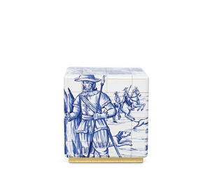 Di lusso di fascia alta piastrelle dipinte a mano comodino moderno camera da letto mobili in ottone Base angolo comodino con <span class=keywords><strong>2</strong></span> cassetti - Product Image 6