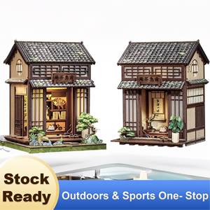 Kit de Manualidades para Construir una Librería en Miniatura con Diseño de Kimono Japonés en 3D, Rompecabezas de Madera con Luz LED, Diorama Educativo, Decoración para Librería, Regalo para Adultos - Product Image 1